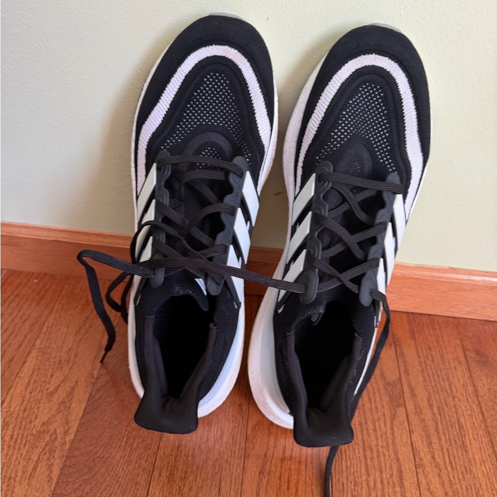 Black and White Running Shoes